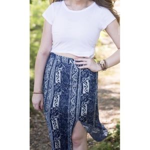 American eagle slit maxi skirt